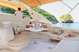 Luxury yacht interior